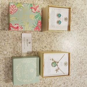 Spatina necklace and earrings